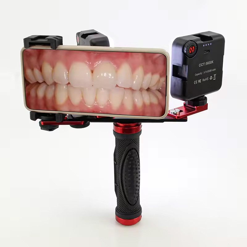 Photography With Mobile - Mobile LED-Fotoleuchte für Zahnärzte, Intraorale Foto-Video-Blitzlicht-Beleuchtung