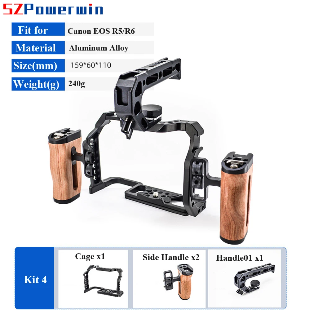 Camera Cage Rig - Powerwin für Canon EOS R5 R6