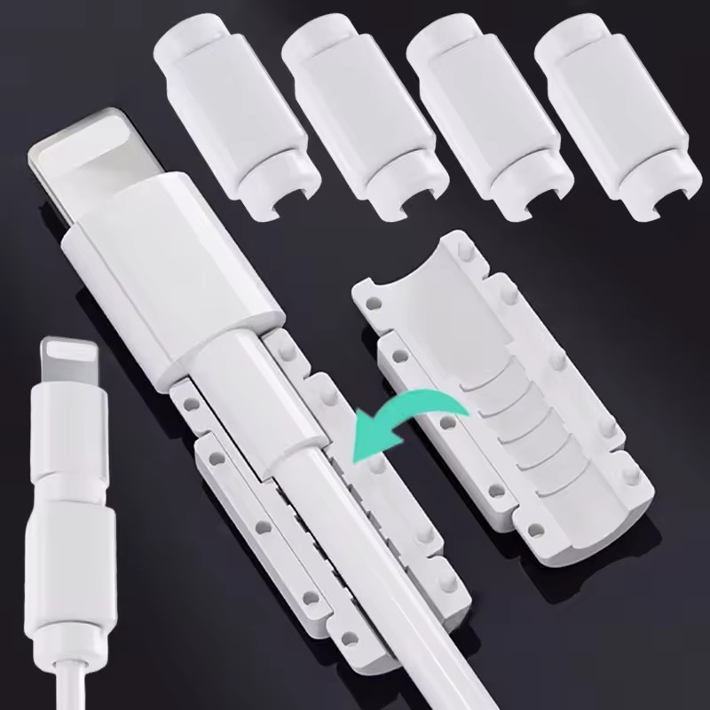 Tethering Cable Usb - Anti-Break-Kabelschutz aus weichem Silikon für Apple