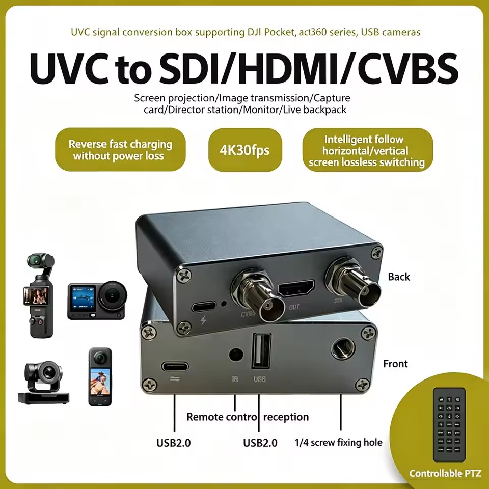 4K UVC zu SDI HDMI CVBS Konver – Insta360 Camera X4 Bewertung und Preis
