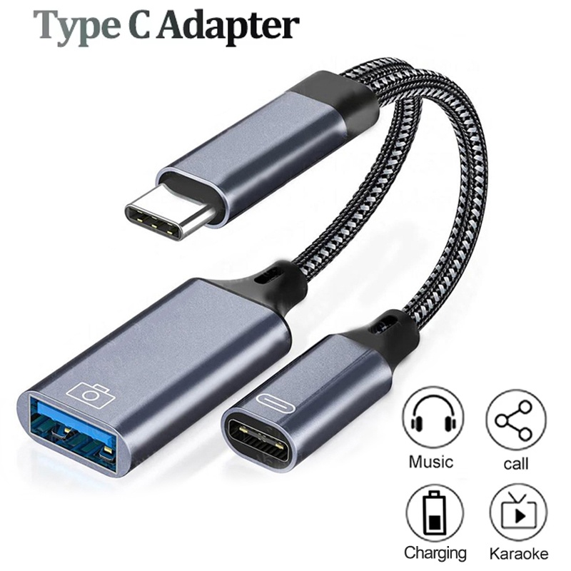 2-in-1 Typ-C OTG Ladeadapterka – Tethering Cable Usb Bewertung und Preis