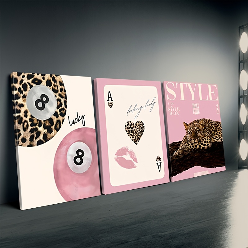 3-teiliger Leoparden-Geparden- – Photography Design Bewertung und Preis