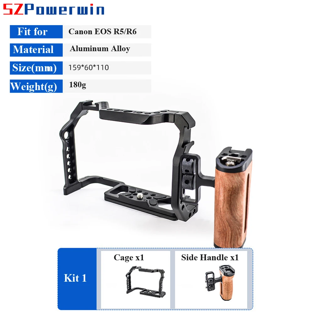 Powerwin für Canon EOS R5 R6 K – Camera Cage Rig Bewertung und Preis