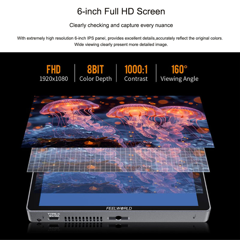 FEELWORLD P6XL 6-Zoll Fotograf – Photography Uk Bewertung und Preis