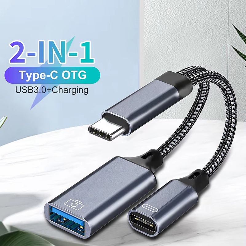 2-in-1 Typ-C zu USB-A OTG-Kabe – Tethering Cable Usb Bewertung und Preis