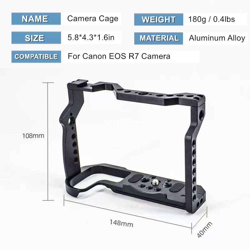 Kompatibel mit Canon EOS R7 Ka – Camera Cage Rig Bewertung und Preis